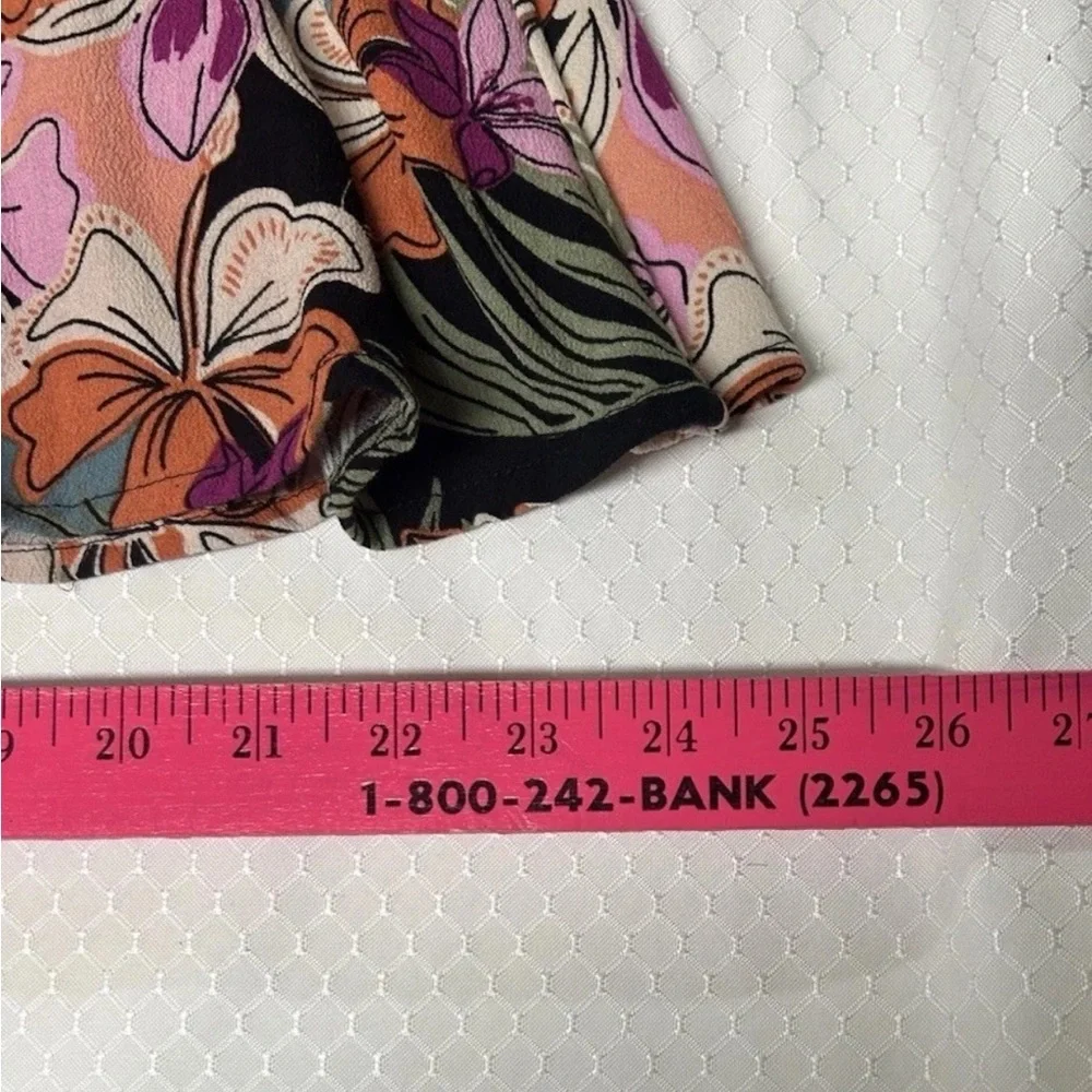 Roxy Tropical EcoVero Beachy Floral Midi Linen Spaghetti Strap Dress Size S. NWT - Picture 10 of 10